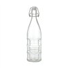 Glass Bottle La Mediterránea Transparent Glass 1 L (12 Units)