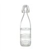 Glass Bottle La Mediterránea Transparent Glass 1 L (12 Units)