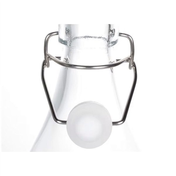 Glass Bottle La Mediterránea Transparent Glass 1 L (12 Units)