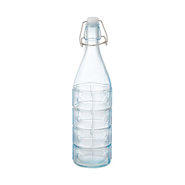 Glass Bottle La Mediterránea Glass 1 L (12 Units)
