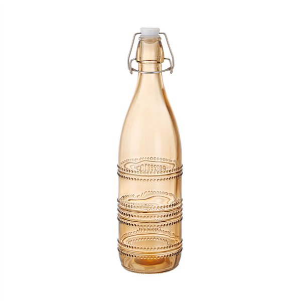 Glass Bottle La Mediterránea Glass 1 L (12 Units)