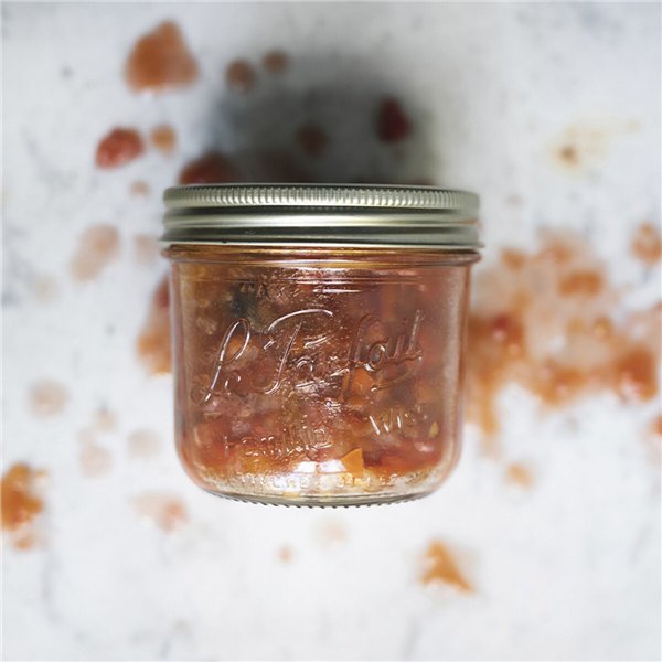 Jar Le Parfait Wiss Transparent Golden 200 ml Hermetic (6 Units)