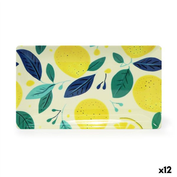 Serving Platter Alfares BRESCIA 25 x 15 x 2 cm (12 Units)