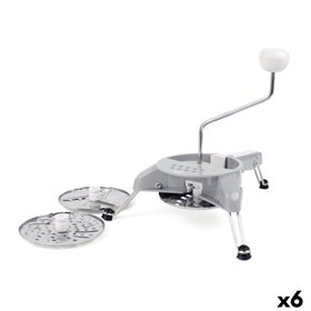 Manual Vegetable Chopper Quttin Grey Stainless steel 31 x 25,7 x 23 cm (6 Units)