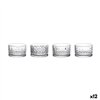Set of bowls La Mediterránea Amir Transparent Glass 240 ml 4 Pieces (12 Units)