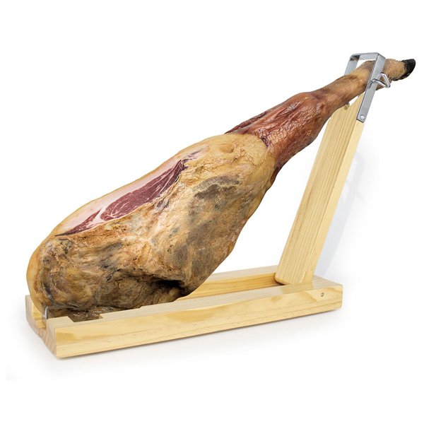 Ham stand Quttin Brown Wood 48 x 17 x 4 cm (6 Units)