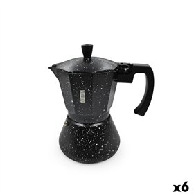 Italian Coffee Pot Quttin Aluminium 0,6 L (6 Units)