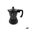 Italian Coffee Pot Quttin Aluminium 0,6 L (6 Units)