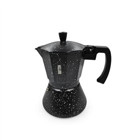 Italian Coffee Pot Quttin Aluminium 0,6 L (6 Units)