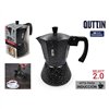 Italian Coffee Pot Quttin Aluminium 0,6 L (6 Units)