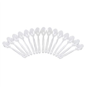 Reusable spoon set Algon Transparent 14 cm 15 Pieces (24 Units)