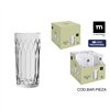 Glass La Mediterránea Phasai seu Transparent Glass 460 ml (24 Units)