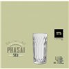Glass La Mediterránea Phasai seu Transparent Glass 460 ml (24 Units)