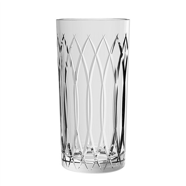 Glass La Mediterránea Phasai seu Transparent Glass 460 ml (24 Units)