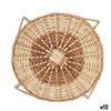 Table Mat Privilege Brown wicker Ø 25 cm (12 Units)