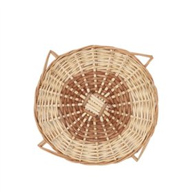 Table Mat Privilege Brown wicker Ø 30 cm (12 Units)