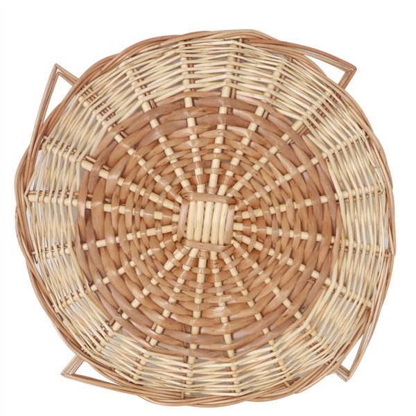 Table Mat Privilege Brown wicker Ø 40 cm (12 Units)