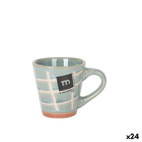 Cup La Mediterránea Cuadric 100 ml Ceramic (24 Units)