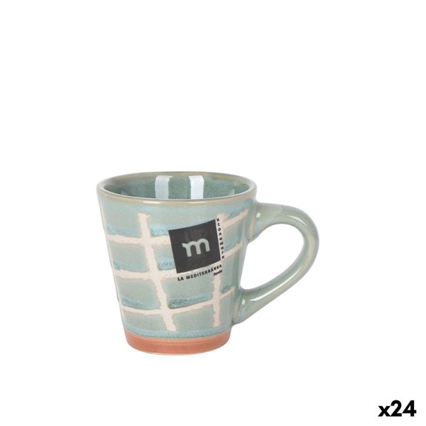 Cup La Mediterránea Cuadric 100 ml Ceramic (24 Units)