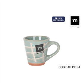 Cup La Mediterránea Cuadric 100 ml Ceramic (24 Units)