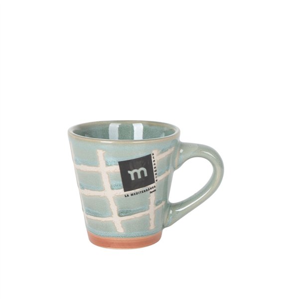 Cup La Mediterránea Cuadric 100 ml Ceramic (24 Units)