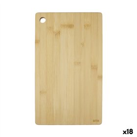 Cutting board Quttin Brown 37 x 22 x 1,7 cm (18 Units)