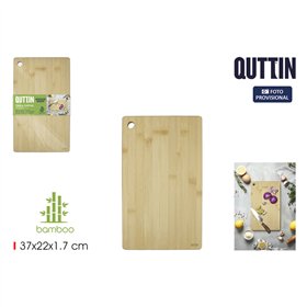 Cutting board Quttin Brown 37 x 22 x 1,7 cm (18 Units)