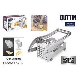 Potato Cutter Quttin Silver Steel 26 x 9 x 12,5 cm (8 Units)