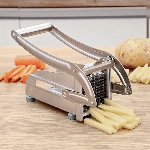 Potato Cutter Quttin Silver Steel 26 x 9 x 12,5 cm (8 Units)