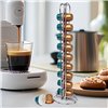 Coffee Capsule Organiser Quttin Silver Iron 10 x 9 x 37,5 cm (12 Units)