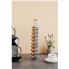 Coffee Capsule Organiser Quttin Silver Iron 10 x 9 x 37,5 cm (12 Units)