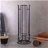 Coffee Capsule Organiser Quttin Black Iron 11,5 x 33 cm (12 Units)