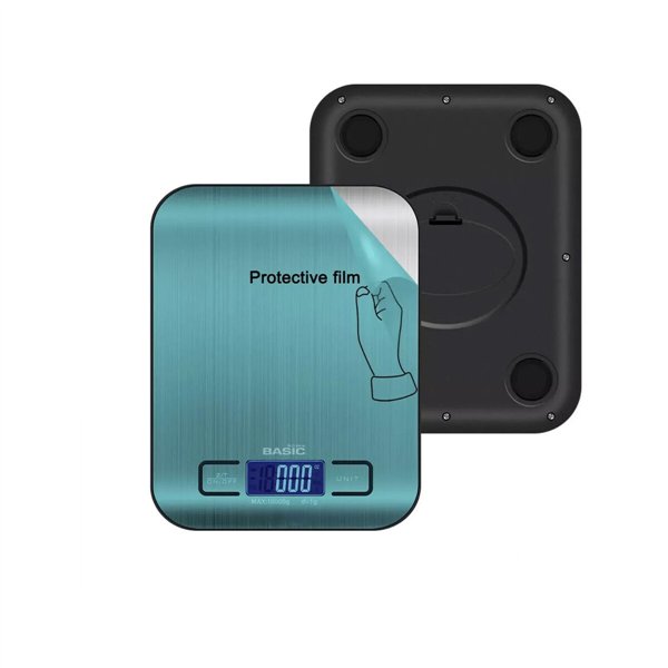 Digital Kitchen Scale Basic Home Silver 10 kg (12 Units)