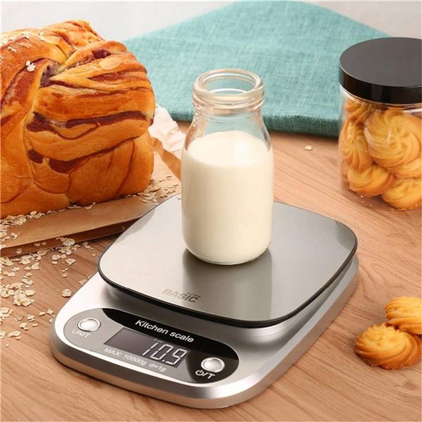 Digital Kitchen Scale Basic Home 10 kg (12 Units)