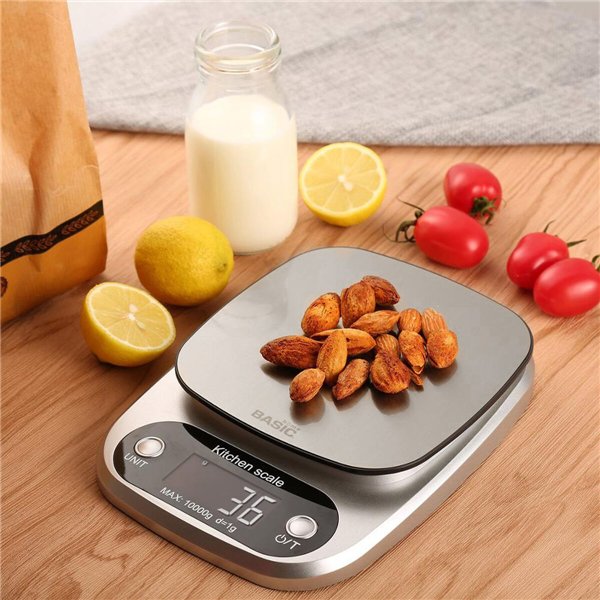 Digital Kitchen Scale Basic Home 10 kg (12 Units)