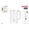 Kettle Basic Home White 1500 W 2 L (6 Units)
