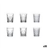 Set of Shot Glasses La Mediterránea Oman Transparent Glass 6 Pieces (18 Units)