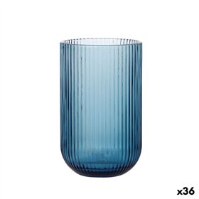 Glass La Mediterránea Sonella Blue Glass 430 ml (36 Units)