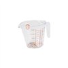 Measuring Jug MasterChef Plastic 500 ml Transparent (12 Units)