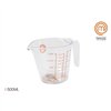 Measuring Jug MasterChef Plastic 500 ml Transparent (12 Units)