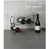 Bottle rack Confortime Black 43 x 15 x 28 cm (8 Units)