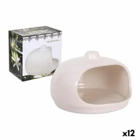 Lunch box Quttin Textury Transparent Borosilicate Glass 500 ml (12 Units)