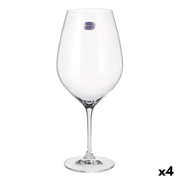 Set of cups Bohemia Crystal Magna xxl Transparent Glass 1 L 6 Pieces (4 Units)