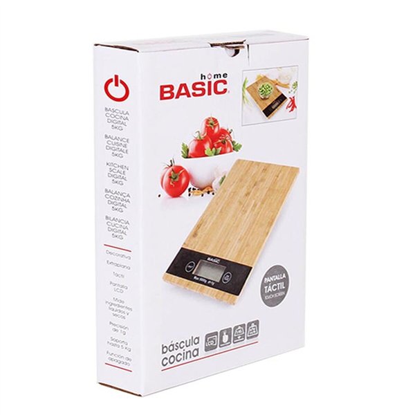 Digital Kitchen Scale Basic Home Brown Black (6 Units)