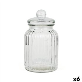 Jar La Mediterránea CUISINE Transparent 2,5 L (6 Units)