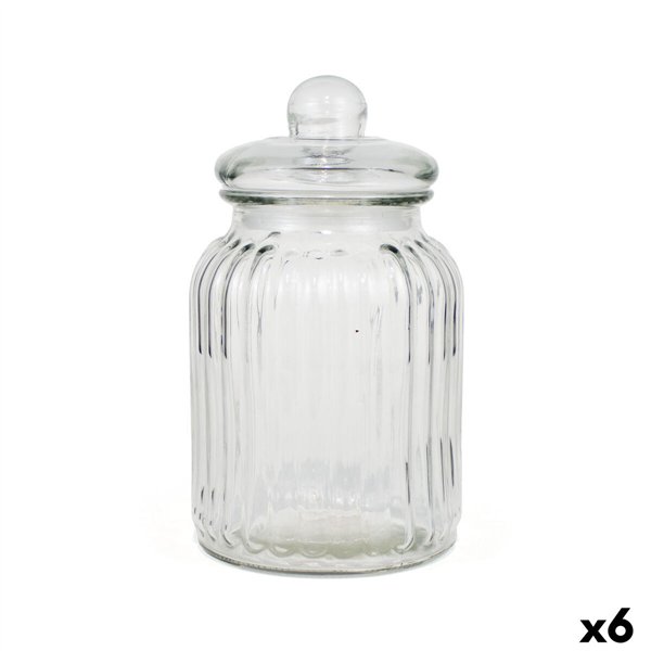 Jar La Mediterránea CUISINE Transparent 2,5 L (6 Units)