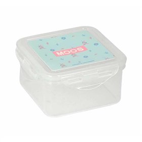 Lunch box Moos Garden Turquoise 13 x 7,5 x 13 cm