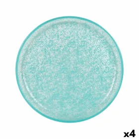 Litteä Lautanen Samaritaine Turkoosi Ø 19 cm (6 osaa)
