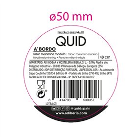 Cutting board Quid A'bordo Brown Plastic