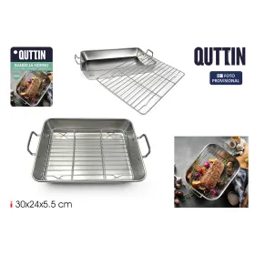 Chopping Board Quid Professional Accessories White Plastic 30 x 20 x 1 cm